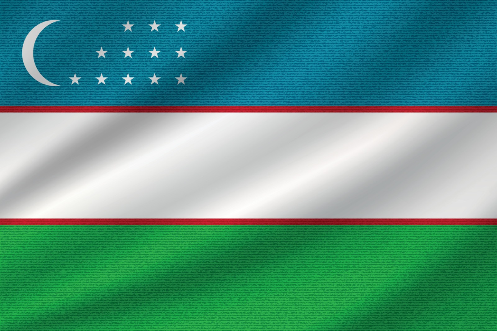 Uzbekistan Flag